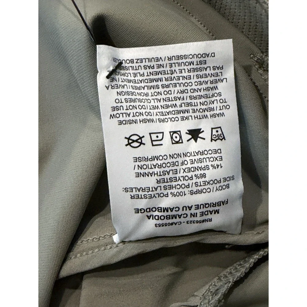 Nike 24.7 PerfectStretch Dri-FIT 5-Pocket Pants HQ6930-320 Army Green 38x34 NWT